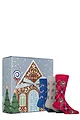 Mens and Women's SOCKSHOP 25 Pair Bamboo Christmas Advent Calendar - Mens Assorted