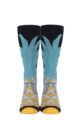 Mens and Women's SOCKSHOP 1 Pair Lazy Panda Bamboo Fun & Novelty Socks - Cool Pineapple
