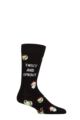 Mens and Women's SOCKSHOP 1 Pair Lazy Panda Bamboo Fun & Novelty Socks - Twist & Sprout