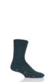 SOCKSHOP 1 Pair Natural Home Slipper Socks - Highland Green