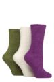 Women's 3 Pair SOCKSHOP Super Cosy Socks - Wild Terrain
