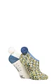 Women's 2 Pair SOCKSHOP Pom Pom Mary Jane Socks - Spanish Moss