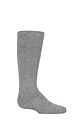 Boys and Girls 1 Pair SOCKSHOP Plain Wellington Boot Full Cushion Bamboo Socks with Comfort Cuff and Smooth Toe Seams - Light Grey