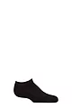 Kids 1 Pair SOCKSHOP Bamboo Cushioned Trainer Socks with Comfort Cuffs and Smooth Toe Seams - Black