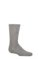 Boys and Girls 1 Pair SOCKSHOP Bamboo Sports Socks Cushioned with Comfort Cuff and Smooth Toe Seams - Light Grey Melange