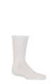 Boys and Girls 1 Pair SOCKSHOP Bamboo Sports Socks Cushioned with Comfort Cuff and Smooth Toe Seams - White