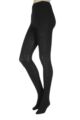 Ladies 1 Pair SockShop Brushed Inside Bamboo Tights - Black