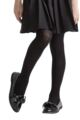 Girls 1 Pair SOCKSHOP Plain Bamboo Tights with Smooth Toe Seams - Black