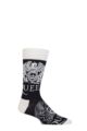 SOCKSHOP Music Collection 1 Pair Queen Cotton Socks - White Crest