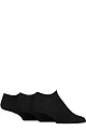 Mens and Women's 3 Pair Reebok Foundation Cotton Trainer Socks - Black