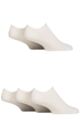 Mens and Women's 5 Pair Reebok Foundation Cotton Trainer Socks - White