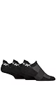 Mens and Women's 3 Pair Reebok Essentials Cotton Trainer Socks - Black