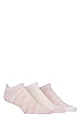 Mens and Women's 3 Pair Reebok Essentials Cotton Trainer Socks with Arch Support - Sand / White / Sand