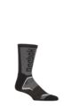 Mens and Ladies 1 Pair Reebok Technical Recycled Crew Technical Fitness Socks - Black