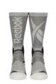Mens and Women's 1 Pair Reebok Technical Recycled Crew Technical Fitness Socks - White