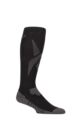 Mens and Women's 1 Pair Reebok Technical Recycled Long Compression Running Socks - Black