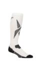Mens and Women's 1 Pair Reebok Technical Recycled Long Compression Running Socks - White