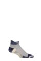 Mens and Ladies 1 Pair Reebok Technical Cotton Ankle Technical Yoga Socks - Navy / Grey