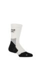 Mens and Women's 1 Pair Reebok Technical Recycled Crew Technical Tennis Socks - White / Black