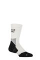 Mens and Ladies 1 Pair Reebok Technical Recycled Crew Technical Tennis Socks - White / Black
