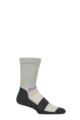 Mens and Ladies 1 Pair Reebok Technical Wool Rich Crew Technical Trekking Socks - Grey / Black