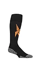 Mens and Women's 1 Pair Reebok Technical Recycled Long Technical Football Socks - Black