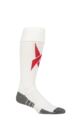 Mens and Ladies 1 Pair Reebok Technical Recycled Long Technical Football Socks - White