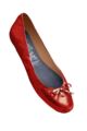 Ladies 1 Pair Rollasole Rollable After Party Shoes to Keep in Your Handbag - Red