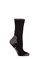 Women's 1 Pair SOCKSHOP BlueGuard RHS Royal Horticultural Society Cotton Gardening Boot Socks - Black