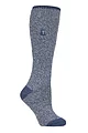 Women's 1 Pair SOCKSHOP Heat Holders 2.3 TOG Original RHS The Royal Horticultural Society Thermal Wellington Boot Socks - Denim Twist
