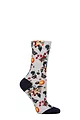 Women's 1 Pair SOCKSHOP RHS Royal Horticultural Society Patterned Socks - Light Blue