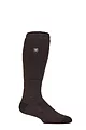 Mens 1 Pair SOCKSHOP Heat Holders 2.3 TOG Original RHS The Royal Horticultural Society Thermal Wellington Boot Socks - Black Twist