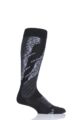 Mens 1 Pair UYN All Mountain Ski Socks - Black