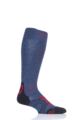 Mens 1 Pair UYN Comfort Fit Ski Socks - Blue