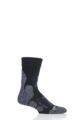 Mens 1 Pair UYN Cool Merino Trekking Socks - Black