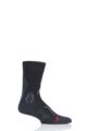 Mens 1 Pair UYN Explorer Comfort Trekking Socks - Black