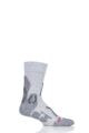 Mens 1 Pair UYN Explorer Comfort Trekking Socks - Light Grey