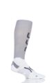 Mens 1 Pair UYN Run Compression Fly Socks - Pearl Grey