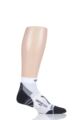 Mens 1 Pair UYN Run Marathon Zero Socks - White