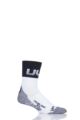 Mens 1 Pair UYN Cycling Light Weight Socks - White