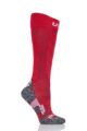 Ladies 1 Pair UYN Ski Magma Socks - Red
