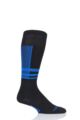 Mens and Ladies 1 Pair Thorlos Ultra Thin Light Weight Ski Socks - Laser Blue