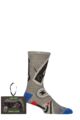 Mens  1 Pair SOCKSHOP Wildfeet Man Cave Gift Boxed Socks - Games Controller