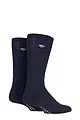Mens 2 Pair Glenmuir Dunbar Cushioned Golf Socks - Navy
