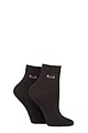 Women's 2 Pair Elle Bamboo Anklet Socks - Cocoa