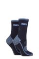 Women's 2 Pair Storm Bloc with BlueGuard Hiking Socks - Navy / Blue