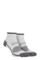 Women's 2 Pair Storm Bloc with BlueGuard Ankle High Hiking Socks - Ecru