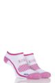 Ladies 2 Pair Storm Bloc with BlueGuard Ankle Trainer Socks - Cerise