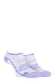 Women's 2 Pair Storm Bloc with BlueGuard Ankle Trainer Socks - White
