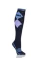 Ladies 1 Pair Storm Bloc with BlueGuard Equestrian Long Cotton Socks - Navy